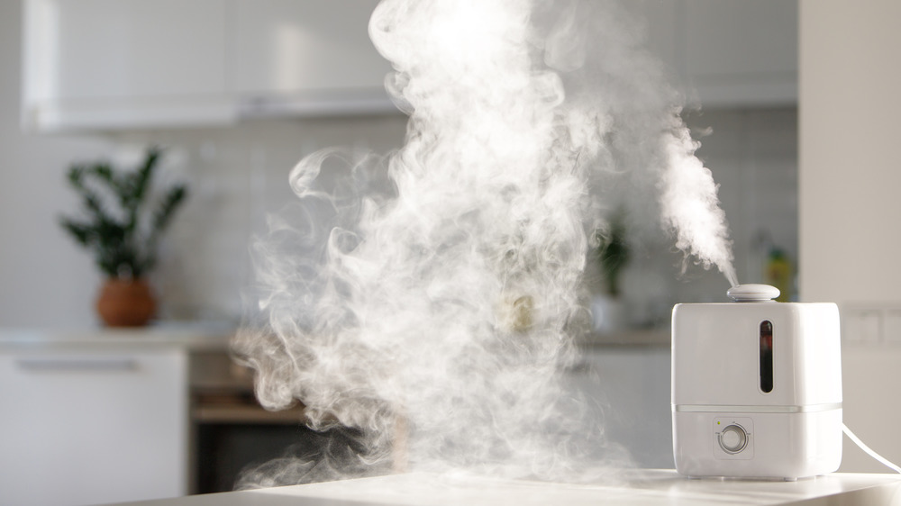 White humidifier