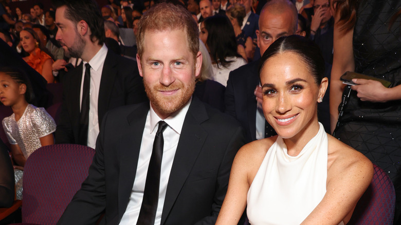 Prince Harry and Meghan Markle at the 2024 ESPY Awards.