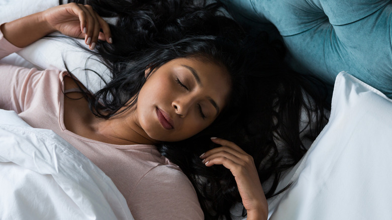 Woman sleeping