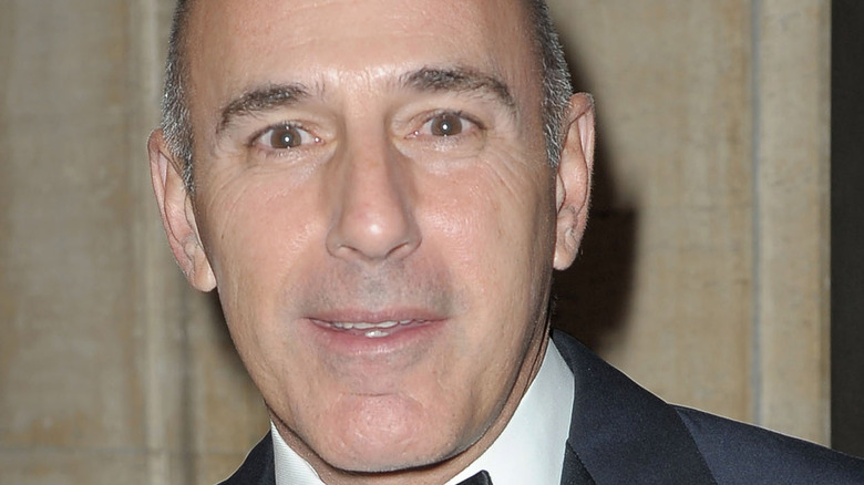 Matt Lauer looking surprised