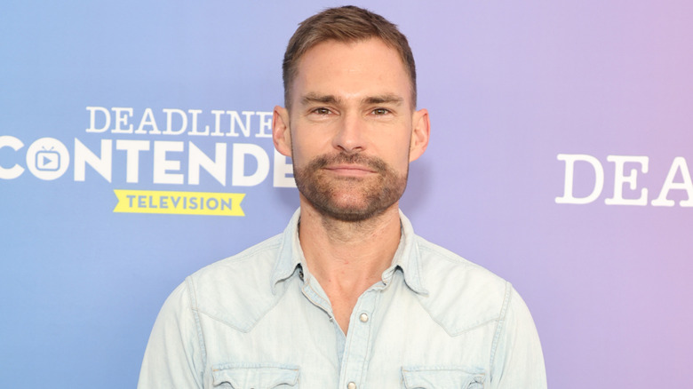 Seann William Scott on the red carpet at the Deadline Contender Television event