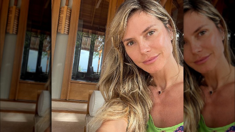Heidi Klum makeup free