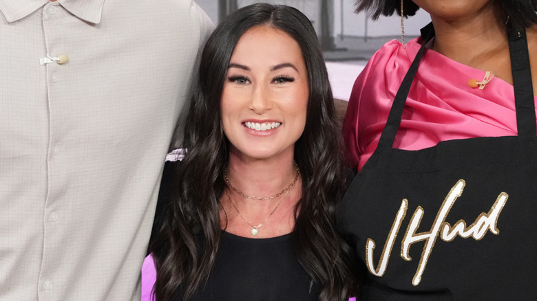 Tristyn Kalama smiling on 'The Jennifer Hudson Show'
