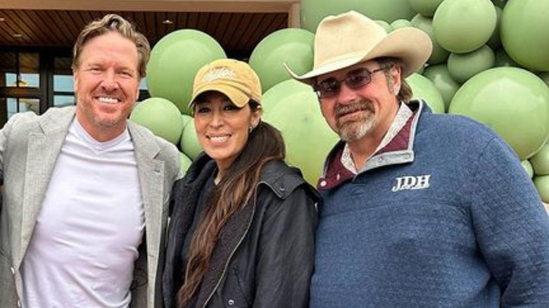 Chip and Joanna Gaines and Jimmy Don Holmes