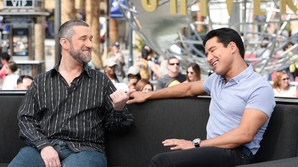 Dustin Diamond with Mario Lopez