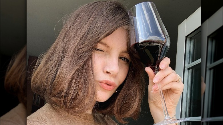 The Hair Bros client with Italian bob