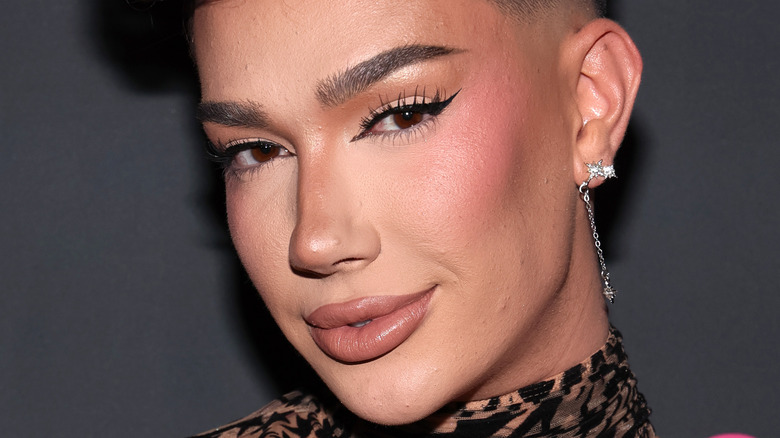 James Charles smiling close-up