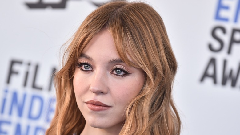 Sydney Sweeney looking