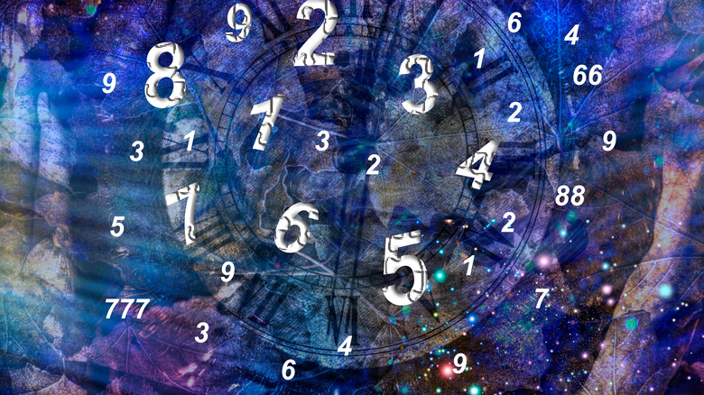 numerology numbers floating