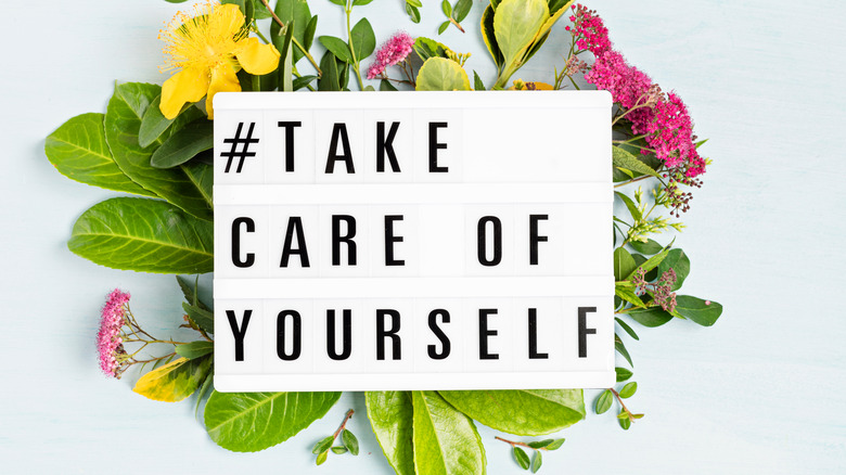 Take Care of Yourself sign
