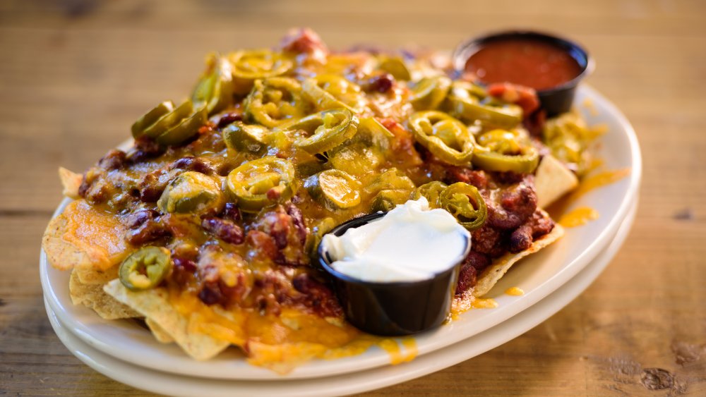 Plate of nachos