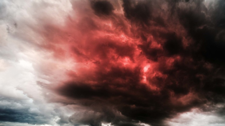 Apocalyptic-looking sky