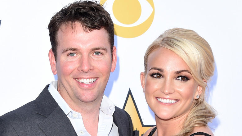 Jamie Lynn Spears and husband Jamie Watson at an event