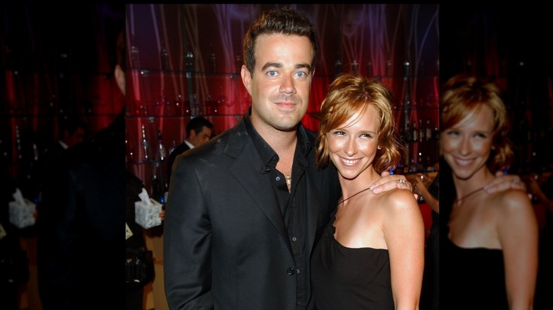Carson Daly and Jennifer Love Hewitt posing together