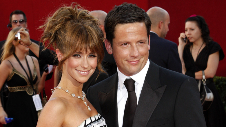 Jennifer Love Hewitt and Ross McCall all dressed up for the Emmys