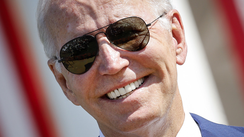 Joe Biden smiling 