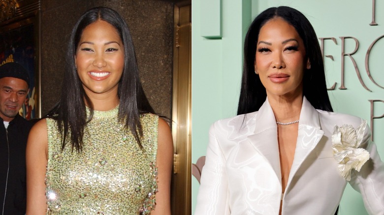 Split image of Kimora Lee Simmons in 2002 and 2026