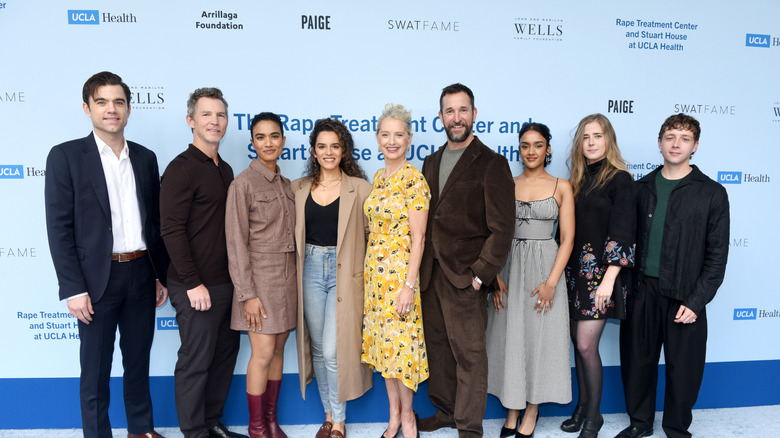 The Pitt cast members Patrick Ball, Shawn Hatosy, Supriya Ganesh, Sepideh Moafi, Katherine LaNasa, Noah Wyle, Shabana Azeez, Taylor Dearden, and Gerran Howell