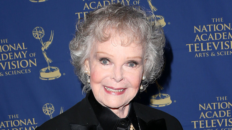 June Lockhart smiling