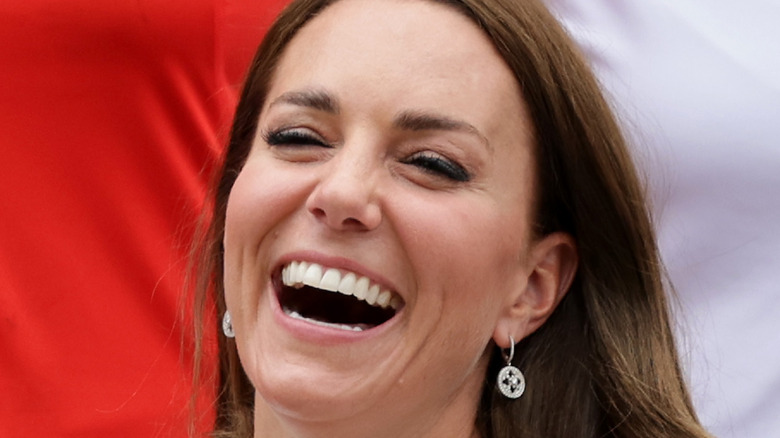 Kate Middleton laughing