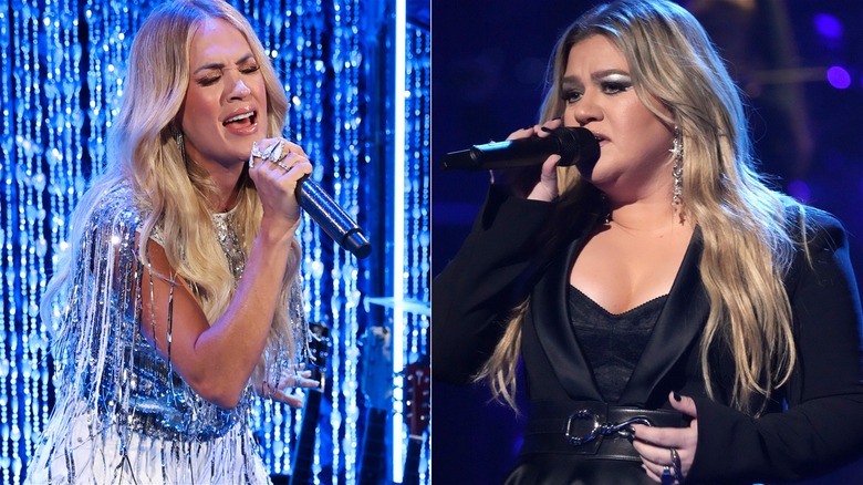 What Kelly Clarkson's Relationship With Carrie Underwood Is Like