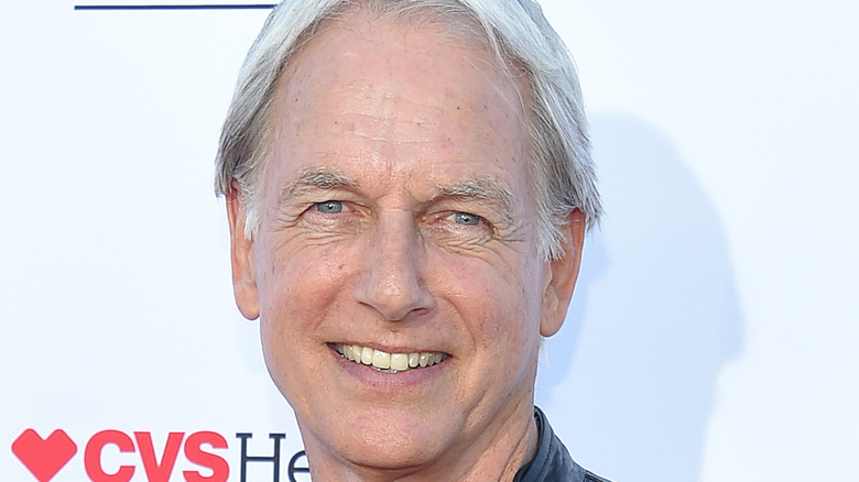 Mark Harmon smiling