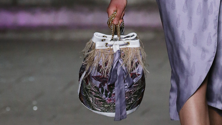 Bucket Bag Rome Fashion Show 2021
