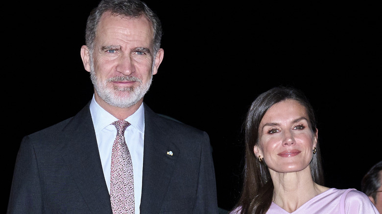 King Felipe and Queen Letizia smiling