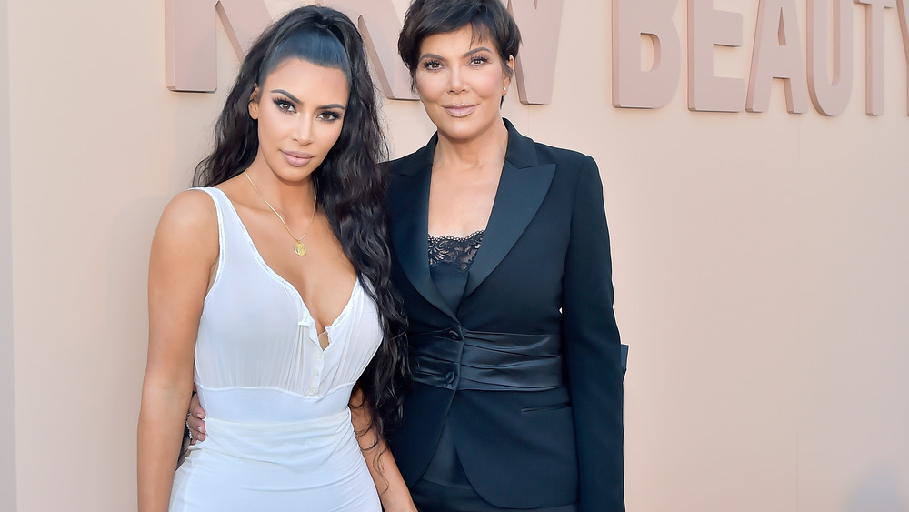 Kris Jenner and Kim Kardashian pose together