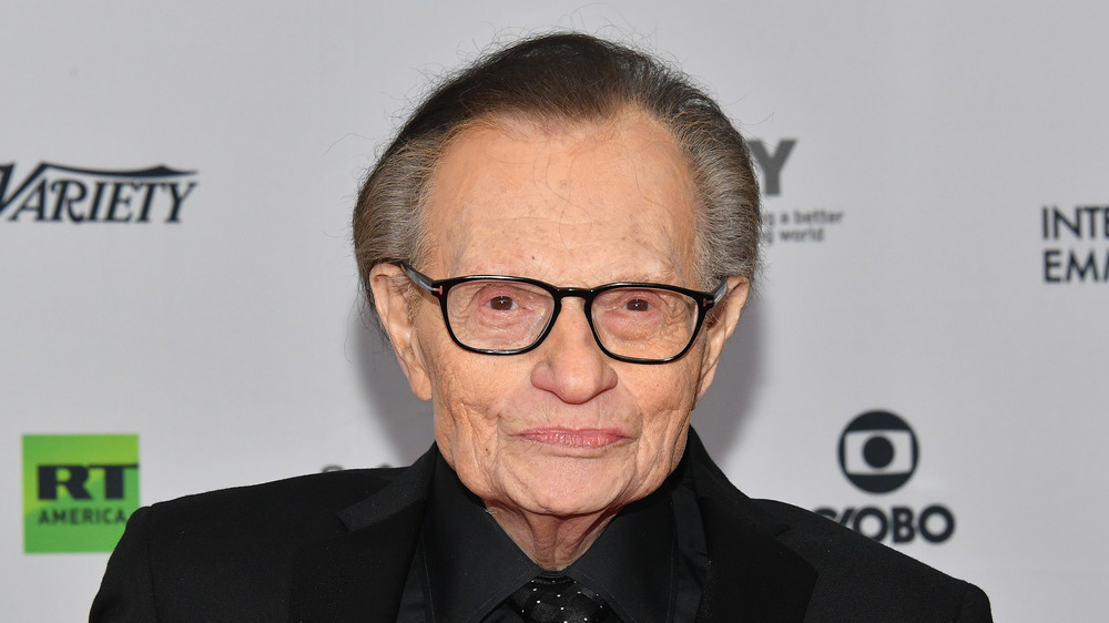 Larry King attending an event