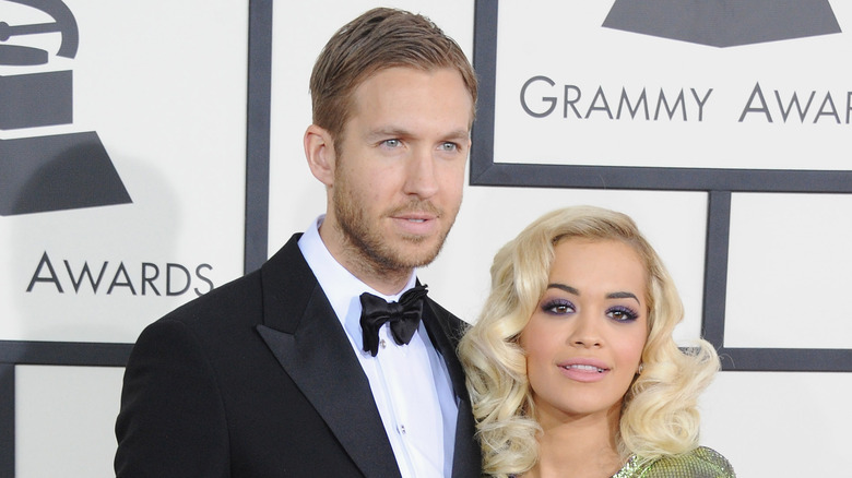 Rita Ora and Calvin Harris at Grammys