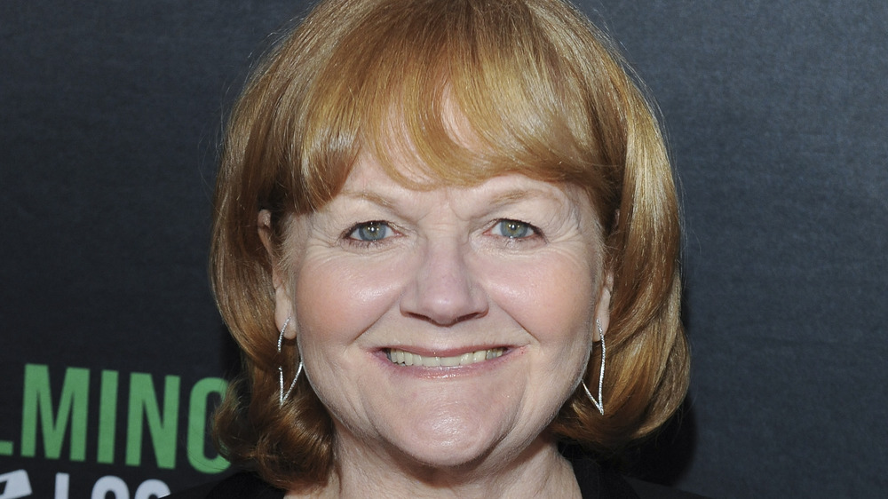 Lesley Nicol on red carpet 