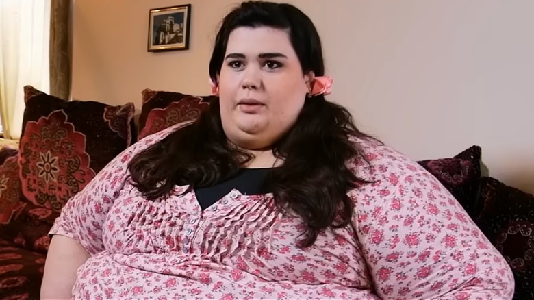 Amber Rachdi before their weight loss transformation