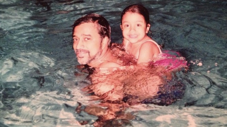 Liza Koshy with father