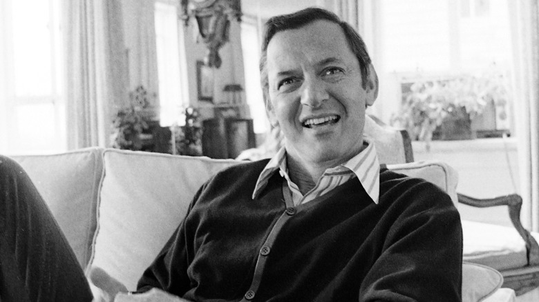 Tony Randall at home in 1972