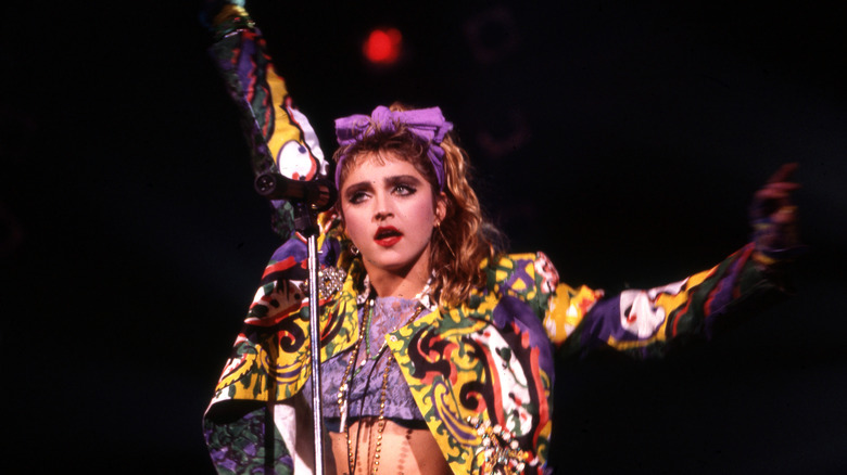Madonna on stage