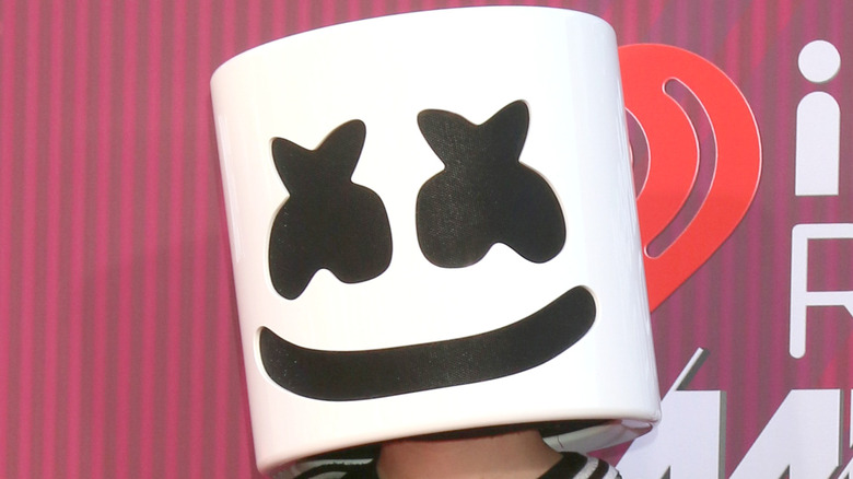 Marshmello wearing a mask