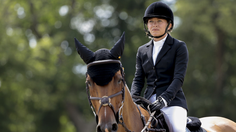 Mary Kate Olsen at the 2019 Longines Global Champions Tour of Chantilly