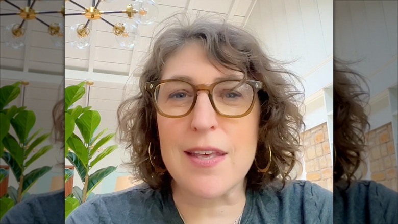 Mayim Bialik speaking in a 2025 video for PETA