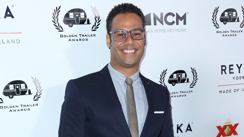 Joshua Silverstein smiling at the 18th Annual Golden Trailer Awards in Beverly Hills, California.