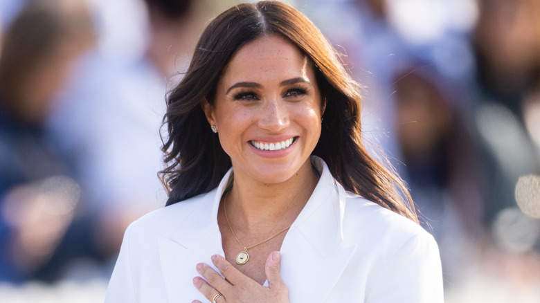 Meghan, Duchess of Sussex, attending a reception for friends and family of competitors of the Invictus Games.