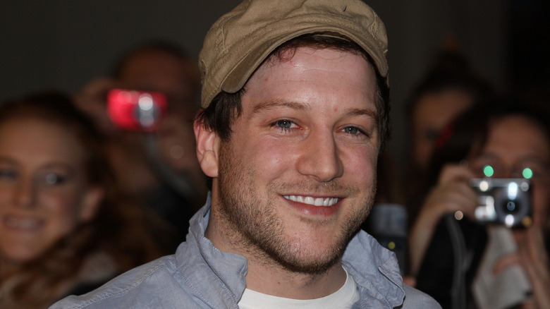Matt Cardle smiling at the Macmillan Centenary Gala in London in 2011.
