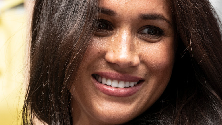 Meghan Markle smiling