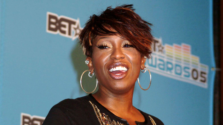 Missy Elliott in press room