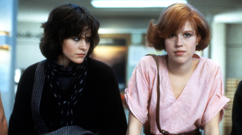 Ally Sheedy and Molly Ringwald in 'The Breakfast Club'