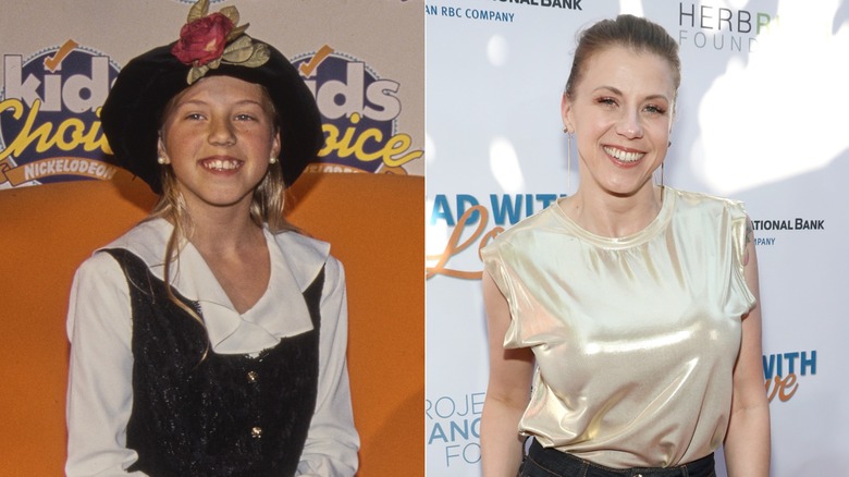 Jodie Sweetin at the Kids' Choice Awards in 1991 & at a fundraising event in 2026