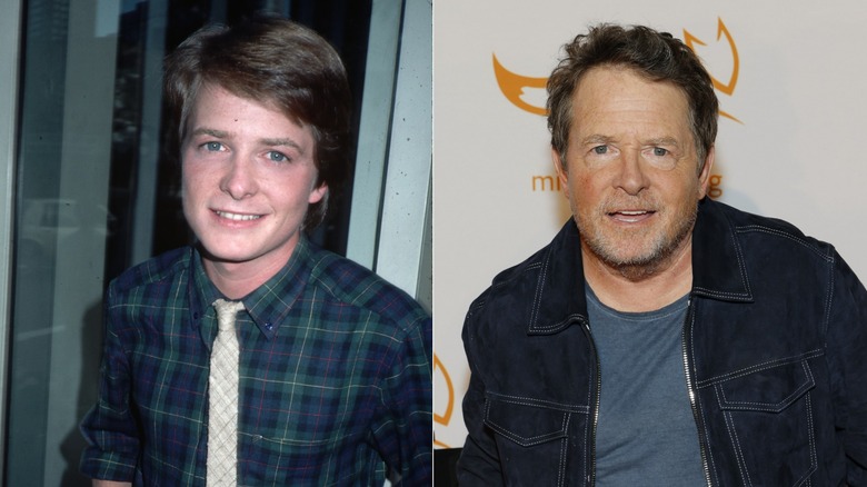 Michael J. Fox circa 1984 & at a Parkinsons benefit event in 2026