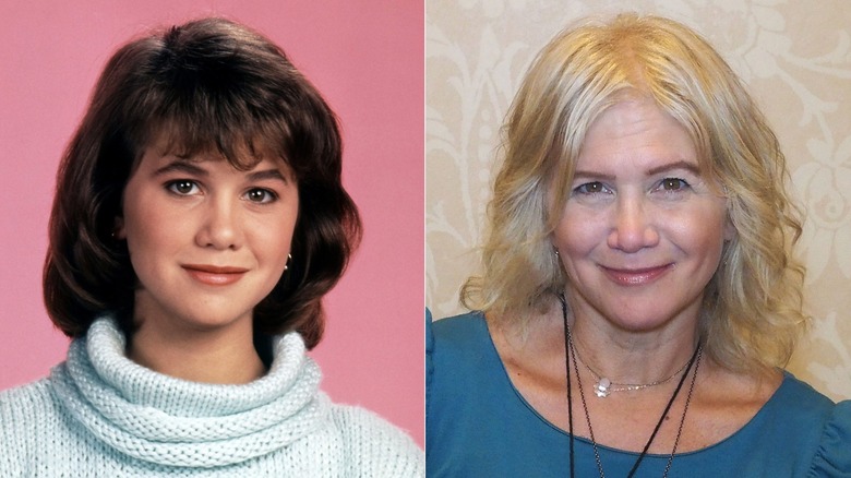 Tracey Gold in a 1985 portrait & at the Classic Rewind Weekend in 2022