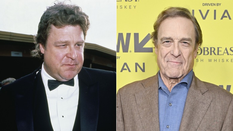 Split image of John Goodman in 1989 and 2026