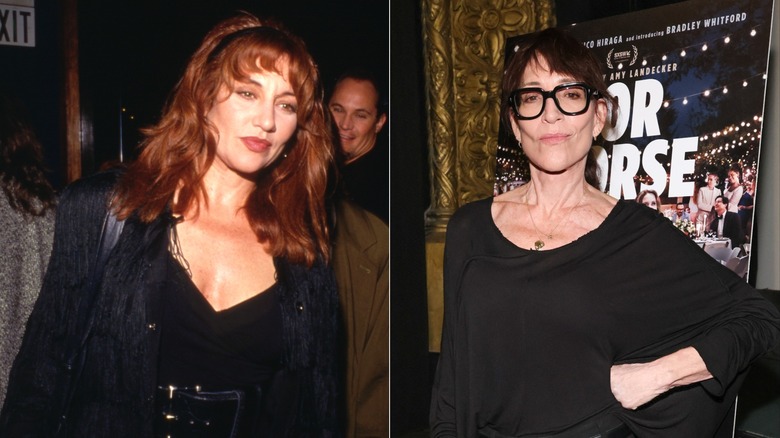 Split image of Katey Sagal in the 1980s and 2026